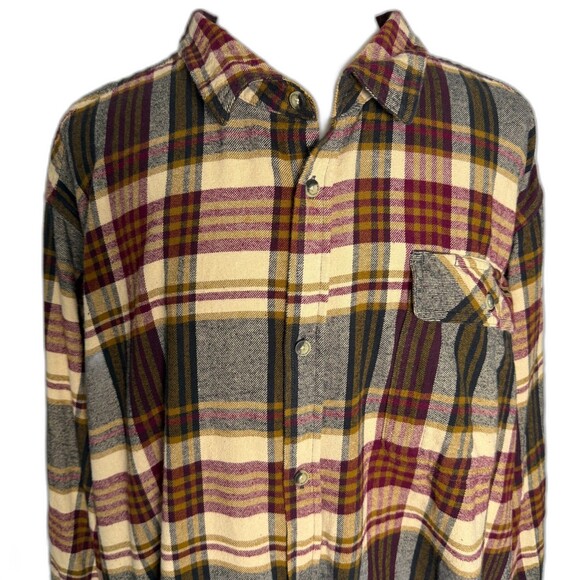 Legendary Whitetails 5XL Plaid Flannel, Long Sleeve, Fall Hunting Outdoors 2/$25 - Picture 1 of 16